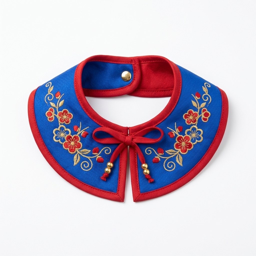Hanbok collar bib
